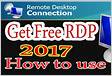 Como obter RDP 2017 gratuito